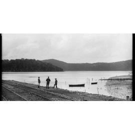 Hawkesbury River from the River Wharf Railway Station, Long Island