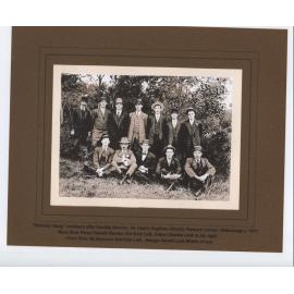 Hornsby Gang members after a service at St Paul's Anglican Church