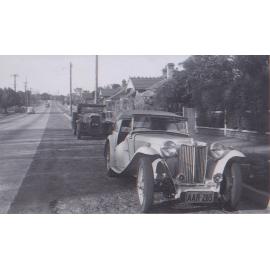 Looking north along the Pacific Highway, Hornsby