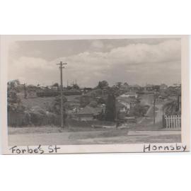Forbes Street, southwards towards Pretoria Parade, Hornsby