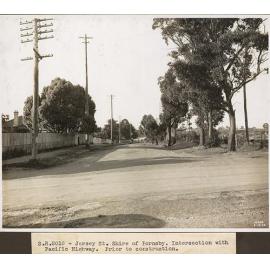 Jersey Street at the intersection of the Pacific Highway, Hornsby
