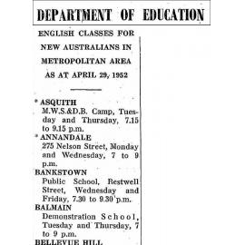 Asquith Migrant Camp