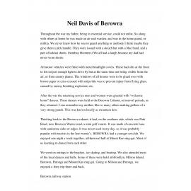 Neil Davis of Berowra, a reminiscence