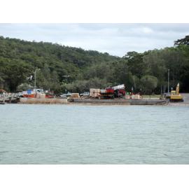 Constructing the sea wall at Parsley Bay, Hawkesbury River