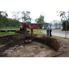 Constructing the Biofilters at Parsley Bay, Hawkesbury River