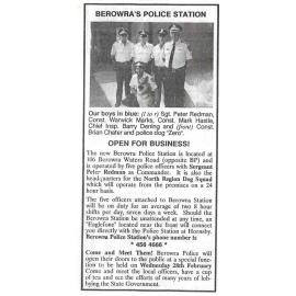 New Berowra Police Station opens