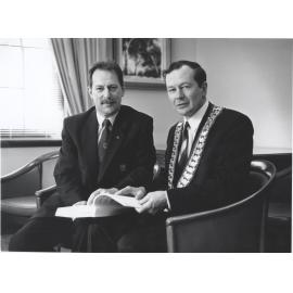 Robert Ball, Manager Hornsby Shire Council, and Chris Meany, Mayor