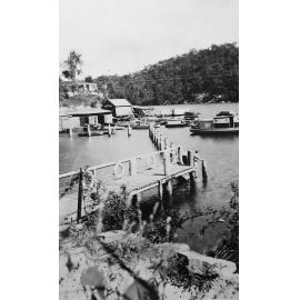 Berowra Waters boatsheds