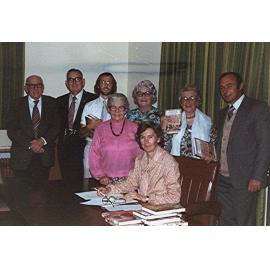 Members of the Hornsby Shire Historical Society involved in the book 'Pioneers of Hornsby Shire'.