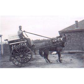 Hall's Bakery horse and cart delivery service, Asquith