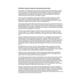 Death of the Red Baron