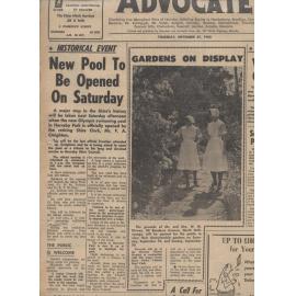 Hornsby Olympic Pool - opening