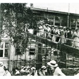 1959 Scaffolding used for Asquith Girls High entry