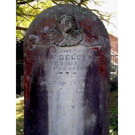 Headstone of John Bellamy (1803-1873)