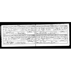 Marriage of Thomas Crick Pettet and Mary Ann Foster