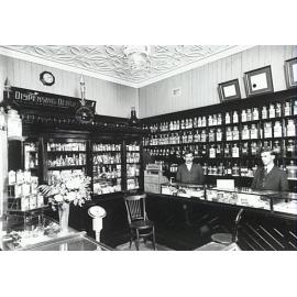 Interior of E.W. Watts Chemist Shop, Epping