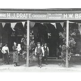 H.J. Pratt crockery, Hornsby during Gala Week October 10-15th, 1921