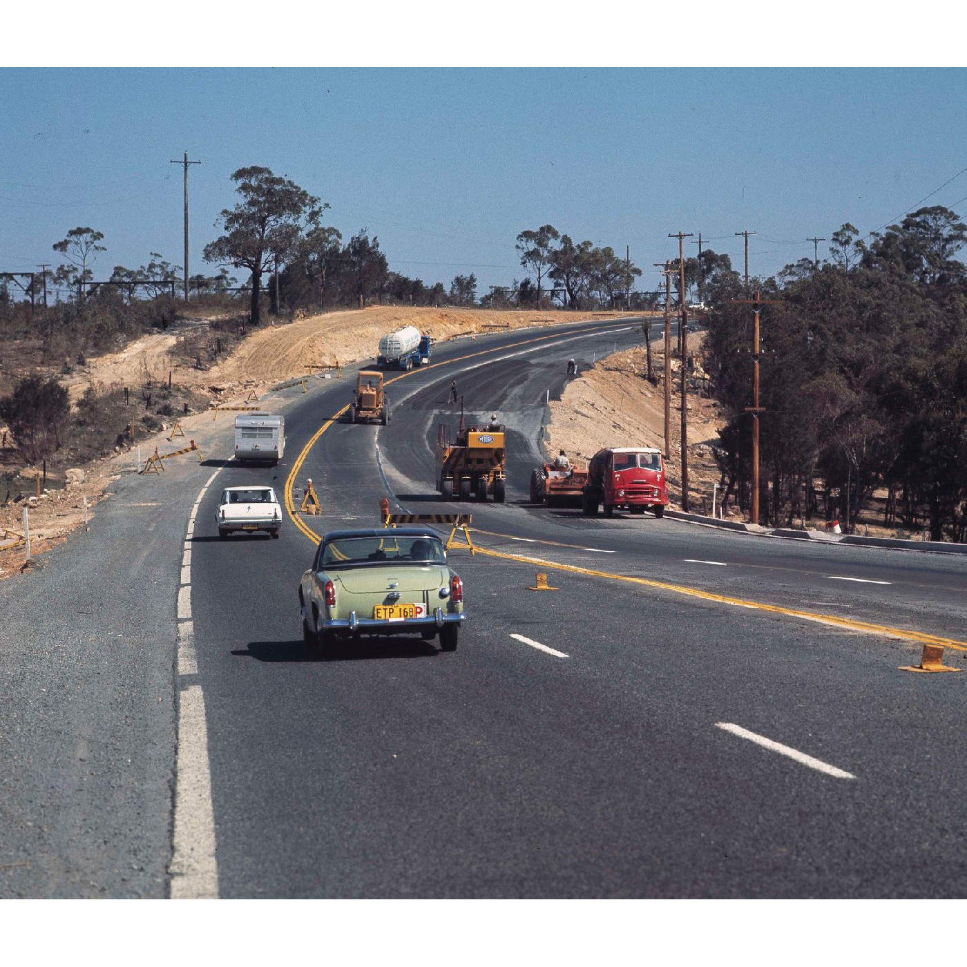 1950s & 1960s upgrades to the  Pacific Highway in the Berowra area
