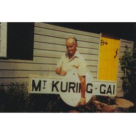 Mt. Kuring-gai Station Sign