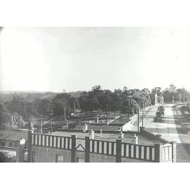 Hornsby Park and Peats Ferry Road, Hornsby