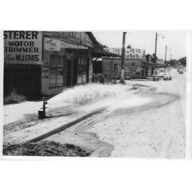 Flushing the Water Mains