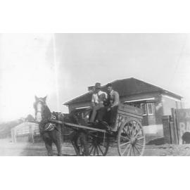 Hall's Bakery Delivery Cart