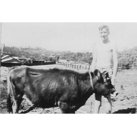 Ted Lockwood with "Buttercup"