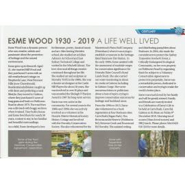 Esme Wood: a Long Term Resident of Galston