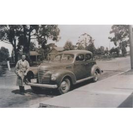 Fred Amor outside Amor's Store