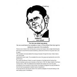 Banner Forbutt - famous trick cyclist