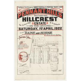 Hillcrest Estate No:3 Pennant Hills