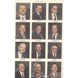 Hornsby Shire Council Senior Staff 1981