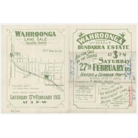 Bundarra Estate 1915