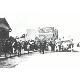 Epping looking north, showing E.W. Watts Chemist and Wheeler's Drapery
