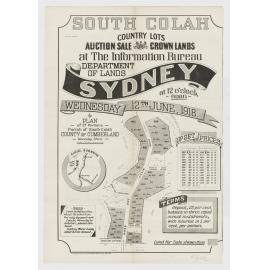 Auction sale of Crown Lands - Hornsby 1918