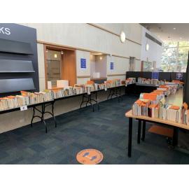 Pennant Hills Library Holds Tables during Covid-19 pandemic