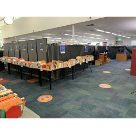 Pennant Hills Library Holds Tables during Covid-19 pandemic