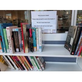 Pennant Hills Library Free Books Trolley during Covid-19 pandemic