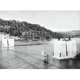 Building of the second Railway Bridge at Brooklyn