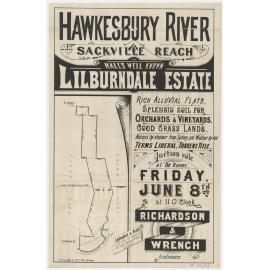 Lilburndale Estate 1888 - Sackville Reach