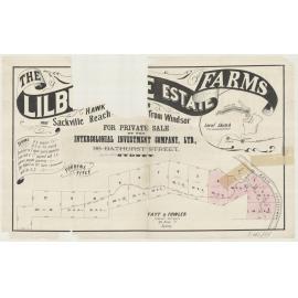 Lilburndale Estate Farms 1899 - Sackville Reach