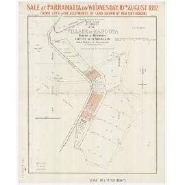 Plan of the village of Maroota 1892