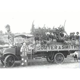 Decorated truck, Sonter & Smith Carriers, Epping