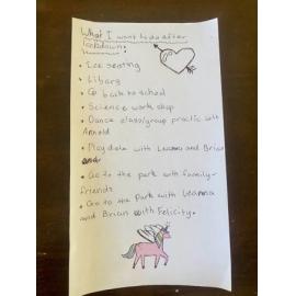 Finalist - Junior - Thanh Le - Post lockdown wishlist