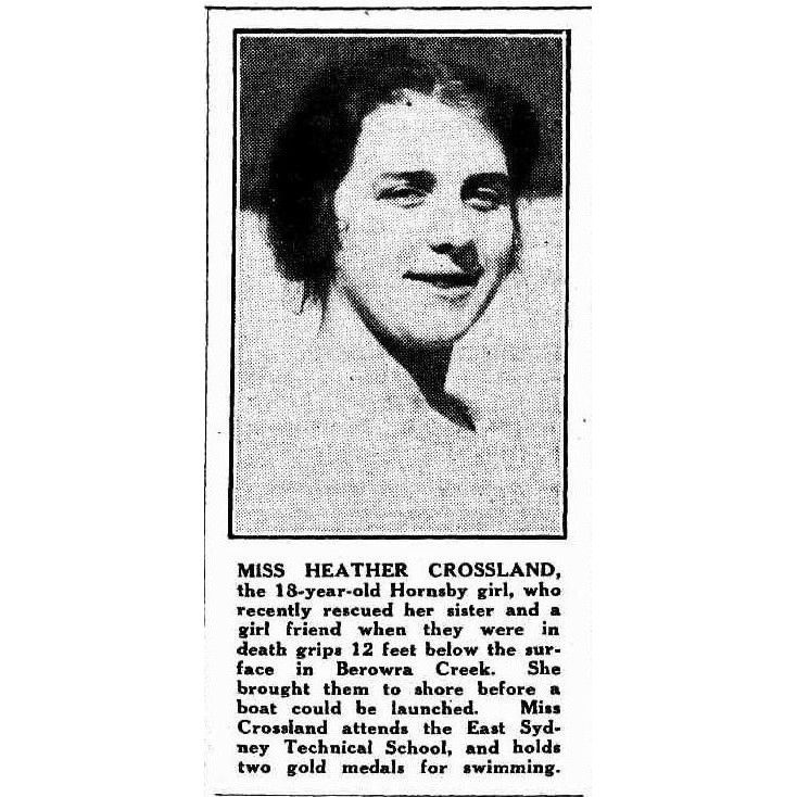Heather Crossland hailed a heroine 