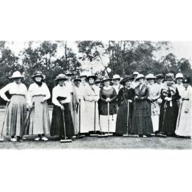 Croquet players at Beecroft