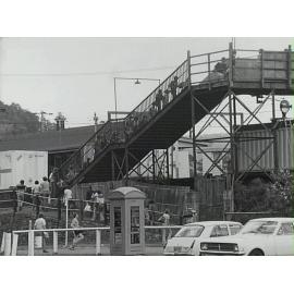 Steps leading to Hawkesbury River Railway Station