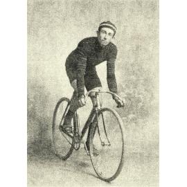 Cyclist Fred R. Ray