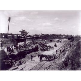 Duplicating the railway line at Hornsby