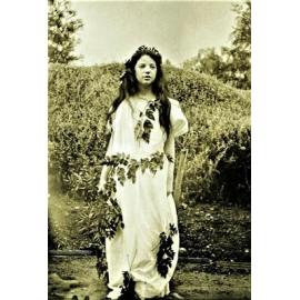 Elinor Wray dressed for Christmas celebrations